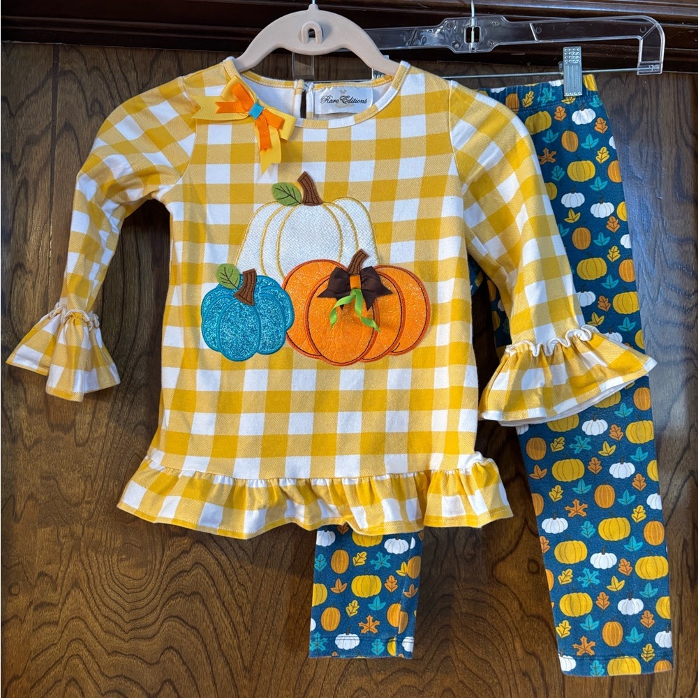 Rare Editions Yellow and Blue Pumpkin Costume Set